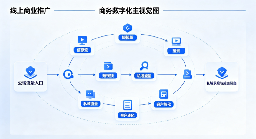 抚松县线上商业推广怎么做？全域流量闭环搭建与低成本转化实战指南
